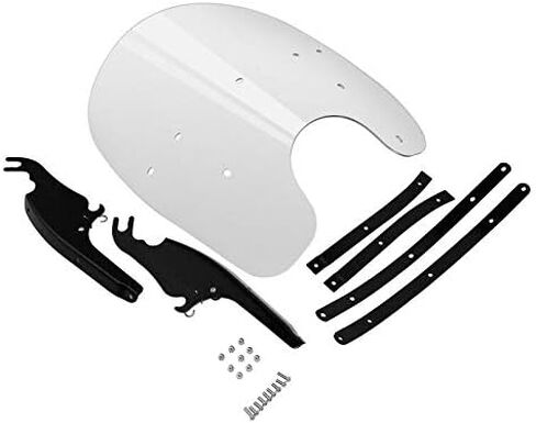 TCMT Detachable Windscreen Windshield Fit For Harley Softail Slim Deluxe Fat Boy Heritage Softail Classic FLS FLSS FLST FLSTC FLSTF FLSTFB FLSTFBS 2000-2017 in Kuwait