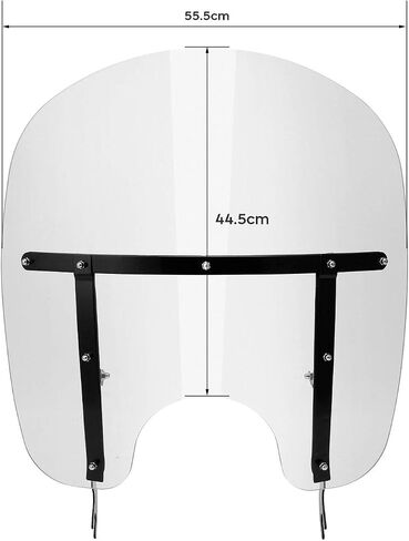 TCMT Detachable Windscreen Windshield Fit For Harley Softail Slim Deluxe Fat Boy Heritage Softail Classic FLS FLSS FLST FLSTC FLSTF FLSTFB FLSTFBS 2000-2017 in Kuwait