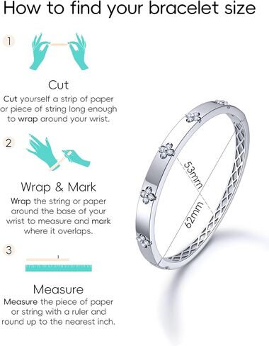 Lucky Bangles Bracelets for Women Moissanite D Color VVS1 14K Gold Plated Bracelet 925 sterling silver Four Leaf Clover Non Tarnish Easily in Saudi Arabia