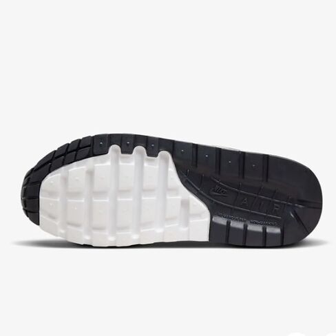 أحذية Nike Air Max 1 Big Kids (DZ3307-106 ، بلاتين أبيض/أسود) 1.5 in Saudi Arabia
