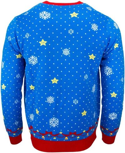NUMSKULL للجنسين الرسمي Nintendo Super Mario Christmas Jumper للرجال أو النساء - هدية سترة حداثة قبيحة in Saudi Arabia