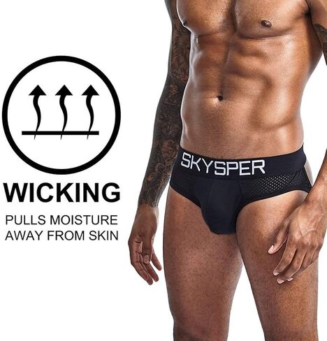 SKYSPER Jockstrap Athletic Supporters for Men Jock Strap Male Underwear Men's Thong Jockstrap Underwear in Saudi Arabia