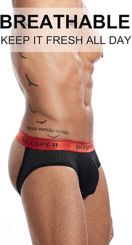 SKYSPER Jockstrap Athletic Supporters for Men Jock Strap Male Underwear Men's Thong Jockstrap Underwear in Saudi Arabia