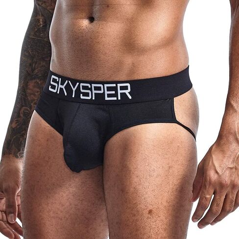 SKYSPER Jockstrap Athletic Supporters for Men Jock Strap Male Underwear Men's Thong Jockstrap Underwear in Saudi Arabia
