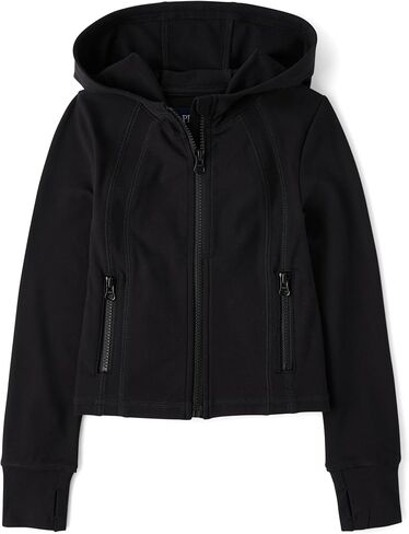 The Children's Place Girls' Active Full Zip Hooded Jacket in Saudi Arabia