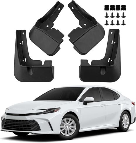 Mud Splash Guards Mud Flaps Kit for Toyota Camry Accessories SE XSE Sport 2018 2019 2020 2021 2022 2023 2024 Front and Rear 4-PC Set in Kuwait