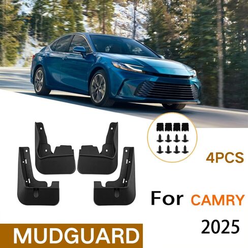 Mud Splash Guards Mud Flaps Kit for Toyota Camry Accessories SE XSE Sport 2018 2019 2020 2021 2022 2023 2024 Front and Rear 4-PC Set in Kuwait