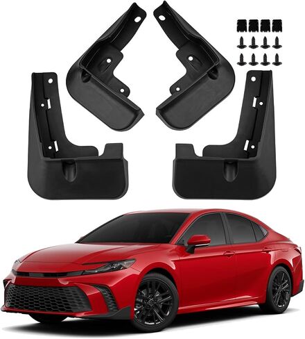 Mud Splash Guards Mud Flaps Kit for Toyota Camry Accessories SE XSE Sport 2018 2019 2020 2021 2022 2023 2024 Front and Rear 4-PC Set in Saudi Arabia