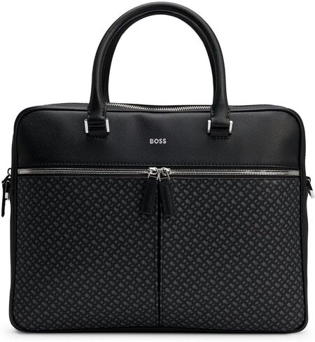 BOSS Zair Bonded Leather Brief Case in Saudi Arabia