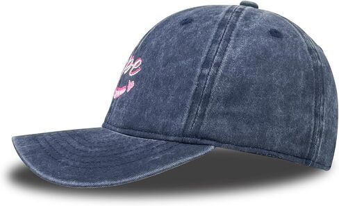 Hope Embroidered Baseball Caps for Women Men Pink Ribbons Adjustable Baseball Hat in Kuwait