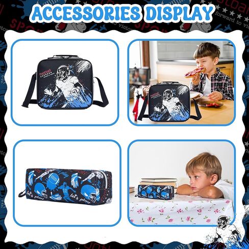 Meetbelify Backpack with Wheels for Boys Rolling Backpack Kids School Bag with Lunch Box Set for Elementary Student Travel Suitcase Laptop Luggage for Boys Age 6-8 in Kuwait