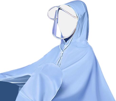 Electric Bikes Raincoat, Cycling Water Proof Poncho, Full Body Reusable Long Poncho, Reusable Rain Poncho in Saudi Arabia