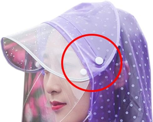 Motorcycle Poncho Thickening Poncho with Rearview Mirror Cover Raincoat with Transparent Mask Poncho Outdoor in Saudi Arabia