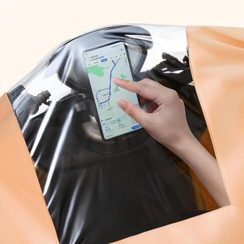 Tissting Scooter Rain Cover Waterproof Electric Scooter Poncho XXXL Reusable Plastic Full Body Long Raincoat for Electric Bike Mobility Scooters in Saudi Arabia