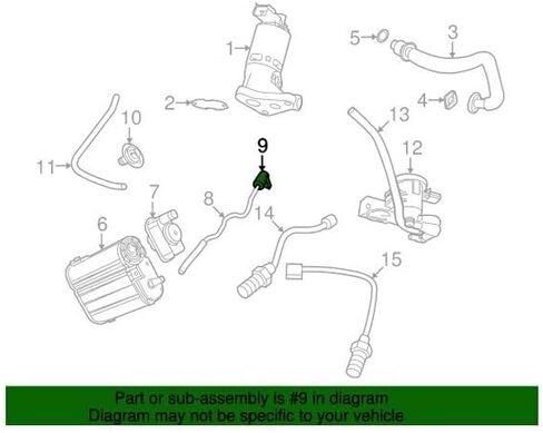 MOPAR 04891561AA مضخة الكشف عن تسرب المرشح in Kuwait