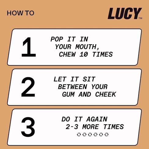 Lucy ™ Nicotine Gum 4mg ، 100 Count ، Espresso - Health Canada Health Product NPN 80108821 - NRT Stop Aid Aid ، تقليل أعراض الانسحاب والرغبة الشديدة in Kuwait