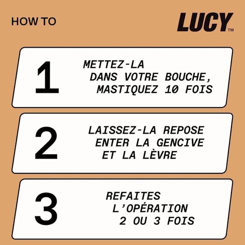 Lucy ™ Nicotine Gum 4mg ، 100 Count ، Espresso - Health Canada Health Product NPN 80108821 - NRT Stop Aid Aid ، تقليل أعراض الانسحاب والرغبة الشديدة in Kuwait