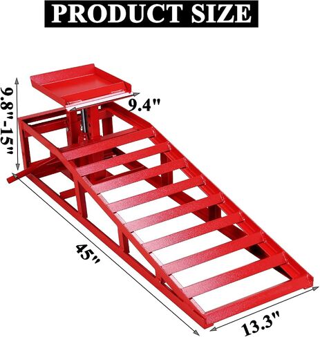 2 Pack Heavy Duty Hydraulic Car Ramps, 3T 6600lbs Capacity Low Profile Hydraulic Car Ramps Lift, Auto Car Truck Service Ramps Lifts for Auto Repair in Saudi Arabia