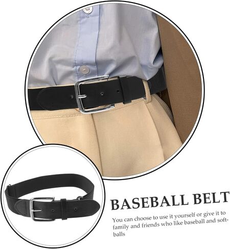 Mikikit Stretch Baseball Belt for Men Women Adjustable Elastic Baseball Softball Belt Youth Sports Belt for Stylish Outfits for Training Games in Saudi Arabia