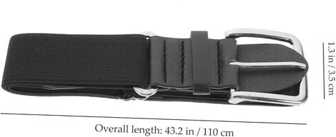 Mikikit Stretch Baseball Belt for Men Women Adjustable Elastic Baseball Softball Belt Youth Sports Belt for Stylish Outfits for Training Games in Saudi Arabia