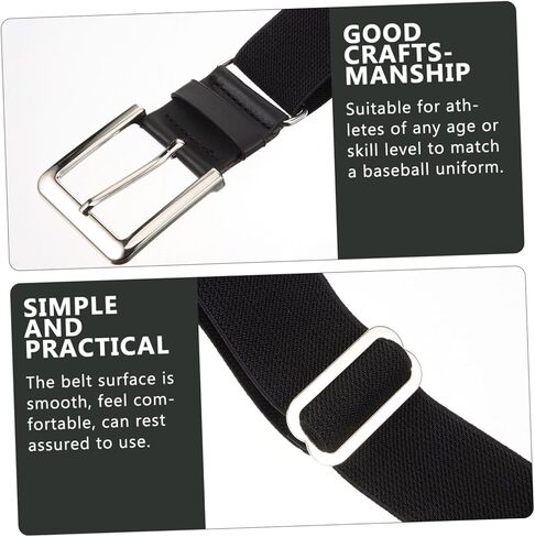 Kisangel Men Baseball Belt Youth Softball Roys Multi Gorts Belt Belt Metal Ring Easy Stexment in Kuwait
