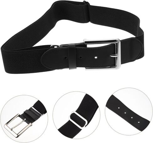 Kisangel Men Baseball Belt Youth Softball Roys Multi Gorts Belt Belt Metal Ring Easy Stexment in Kuwait