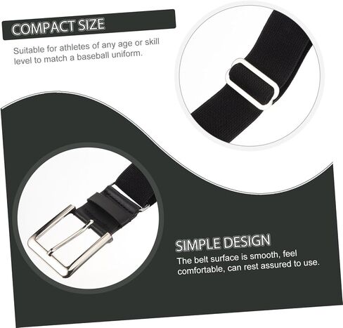 Kisangel Men Baseball Belt Youth Softball Roys Multi Gorts Belt Belt Metal Ring Easy Stexment in Kuwait