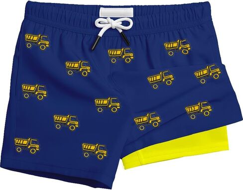 Boys Swim Trunks with Compression Liner Beach Shorts Quick Dry Board Bathing Suit Travel Essential in Saudi Arabia