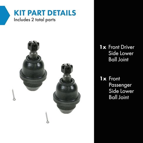 Front Lower Ball Joint Left & Right LH RH for Set of 2 Honda CR-V CRV in Kuwait