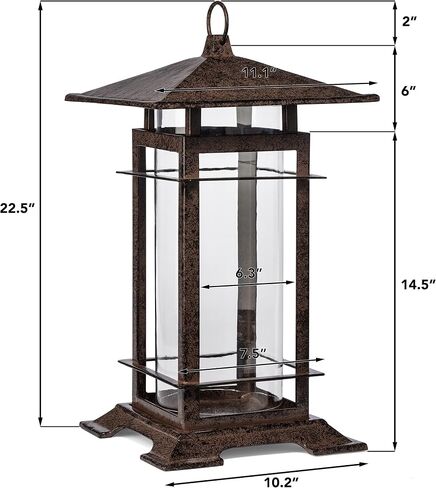 H Potter Decorative كبير الشمعة حامل الفناء ديكور شمعة الحديد الزهر فانوس in Saudi Arabia