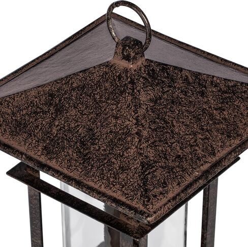 H Potter Decorative Large Candle Holder Patio Decor Cast Iron Candle Lantern in Kuwait