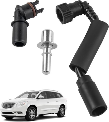 Positive Crankcase Ventilation Valve Tube Hose and PCV Valve Fitting Adapter Connector Right Kit Compatible with 2012-2017 GMC Acadia Buick Enclave Chevrolet Traverse Replaces 12583384 in Saudi Arabia