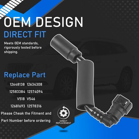 Positive Crankcase Ventilation Valve Tube Hose and PCV Valve Fitting Adapter Connector Right Kit Compatible with 2012-2017 GMC Acadia Buick Enclave Chevrolet Traverse Replaces 12583384 in Saudi Arabia