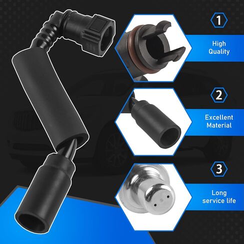 Positive Crankcase Ventilation Valve Tube Hose and PCV Valve Fitting Adapter Connector Right Kit Compatible with 2012-2017 GMC Acadia Buick Enclave Chevrolet Traverse Replaces 12583384 in Saudi Arabia