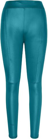Women's Faux Leather Leggings High Waisted Pants Elastic Butt Lifting Stretchy Sexy Slim Fit Tights Party Clubwear in Saudi Arabia