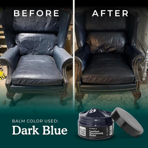 Clyde's™ Recoloring Balm | Non-Toxic Material Dye & Restorer for Furniture, Car Seats, & More | 23 Colors (Gray, 50ML) in Saudi Arabia