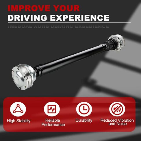 JDMON Front Complete Drive Shaft Prop Shaft Driveshaft Assembly Compatible with Jeep Commander 6.1L 2007-2010 Compatible with Jeep Grand 3.7L 4WD Cherokee Front Drive Shaft Replace 52853432AA 653012 in Saudi Arabia