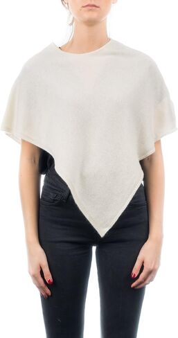 Dalle Piane Cashmere - Short Poncho 100 ٪ Cashmere - صنع في إيطاليا in Kuwait