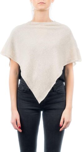 Dalle Piane Cashmere - Short poncho 100% cashmere - Made in Italy in Kuwait