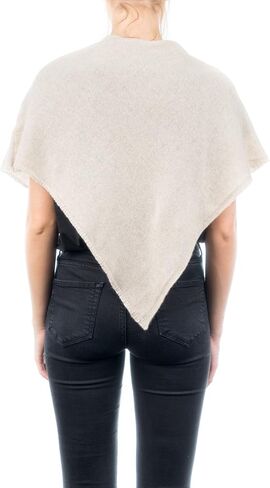 Dalle Piane Cashmere - Short poncho 100% cashmere - Made in Italy in Kuwait
