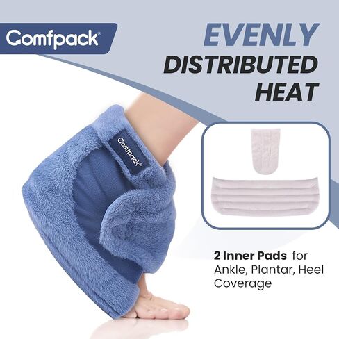 Microwave Heating Pad for Lower Back Pain Relief, Removable & Washable Heating Pad Warm Compress Heat Wrap Moist Heat for Cramp, Lumbar, Sciatica in Saudi Arabia