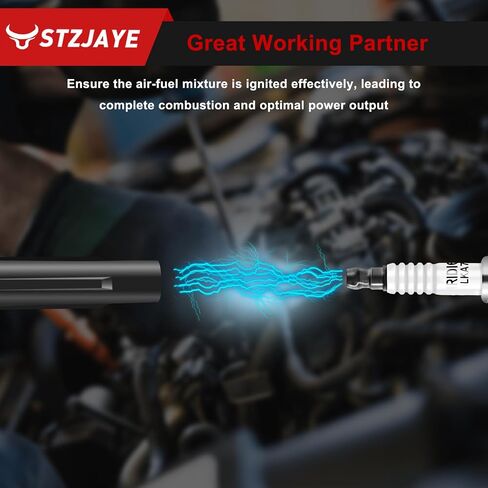 حزم ملف الإشعال uf656 و Iridium Spark Plugs Kit 93501 متوافقة مع Mazda 3 Sport 14-18 ، لـ Mazda 6 14-20 ، لـ CX-3/CX-5/CX-9/MX-5 MIATA 16-18 2.0L 2.5L L4 PE2018100 5C1894 SET من 4 in Saudi Arabia