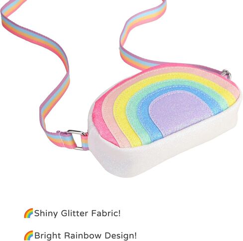Toddler Rainbow Purse for Kids Gift Set Little Girls Cute Crossbody Bag in Saudi Arabia