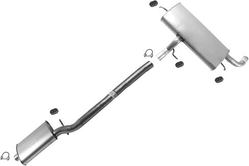 Resonator Pipe Rear Muffler Exhaust System Replacement Parts For GMC Equinox Terrain 2.4L 2010 2011 2012 2013 2014 2015 2016 2017 in Kuwait