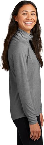 SPORT-TEK Women's PosiCharge Tri-Blend Wicking Quarter Zip Pullover in Saudi Arabia