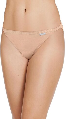 Jockey Women's Underwear Elance String Bikini - 3 Pack, Light, 6 in Saudi Arabia