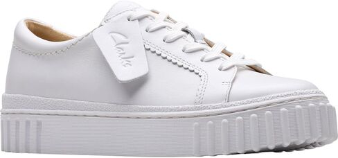 حذاء رياضي نسائي من Clarks Mayhill Walk، جلد أسود، 9.5 عرض أمريكي in Kuwait