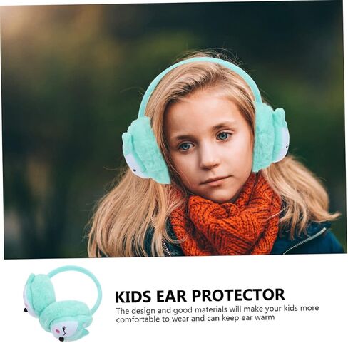 GALPADA 2Pcs Winter Earmuffs for Comfortable Ear Covers with Cute Fox Design for Outdoor Activities Prevents Ear Freezing Great for Boys Durable in Saudi Arabia