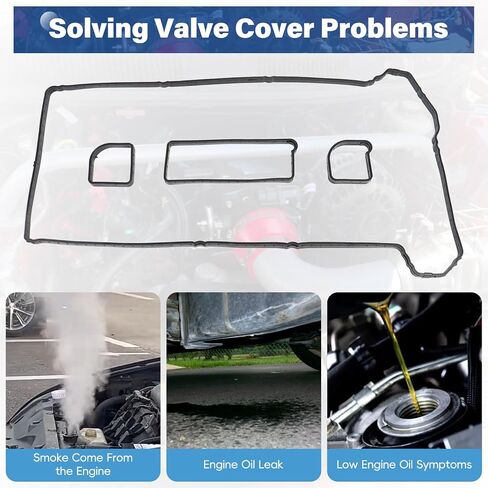 VS50639R1 Valve Cover Gasket Set, Compatible with 2.0L 2.3L 2.5L Escape, Focus, Funsion, Ranger, Transit Connect, Mazda 3, 5, 6, CX-7, MX-5, Tribute, B2300 in Saudi Arabia