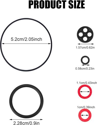 5 Sets 16010-ZE1-812 Carburetor Gaskets, 485-970 951-11589 Carburetor Float Bowl Gasket Kit Carburetors Part Accessories Compatible with GX110 GX120 GX160 GX200 in Saudi Arabia